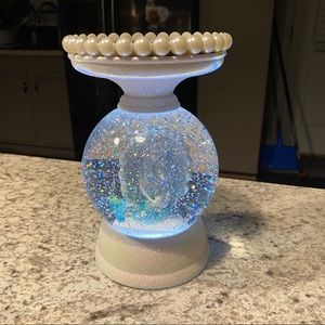 Bath & Body Works Mermaid Snow Globe Candle Stand